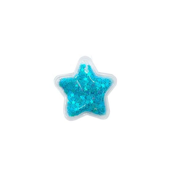 Imagem de Aplique Estrela Azul com Glitter - 2 unidades - Rizzo