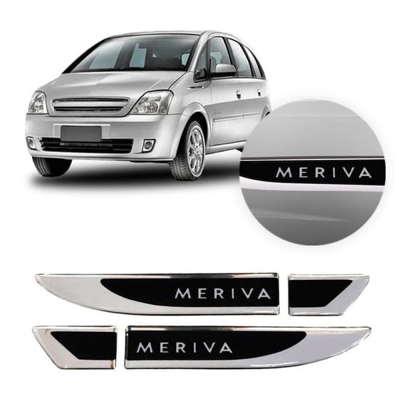 Imagem de Aplique Lateral Emblema Adesivo GM Meriva