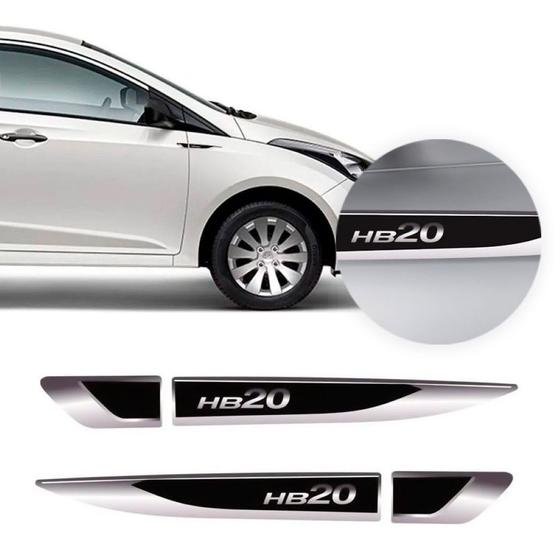 Imagem de Aplique Lateral Emblema Adesivo Hyundai HB20