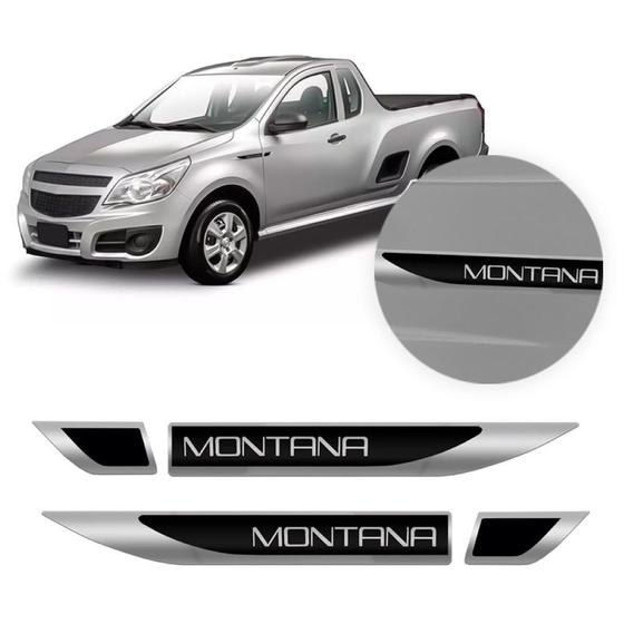 Imagem de Aplique Lateral Emblema Adesivo Paralama Resinado Chevrolet