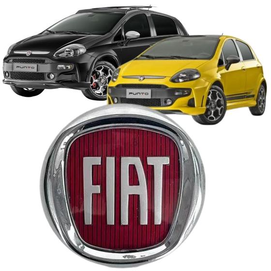 Imagem de Aplique Logo Grade Parachoque Bigode Fiat Punto 2013 2014 2015 2016 2017