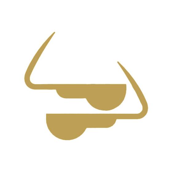 Imagem de Aplique Maçaneta Grifo Para SC 2002 2003 2004 Dourado