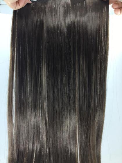 Imagem de Aplique mega hair tic tac  sintético liso 60 cm