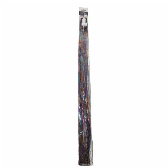 Imagem de Aplique para cabelos Gliter 24 Colorido 1 Par