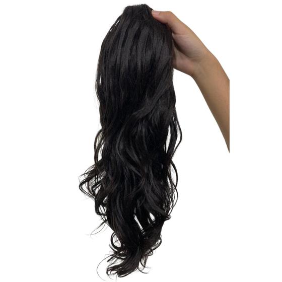 Imagem de Aplique Rabo De Cavalo Americano Loose Wave 50cm Ondulado