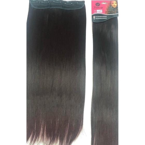 Imagem de Apliques Para Cabelo Orgânico Liso 5 Prisilha Tic Tac 60 cm