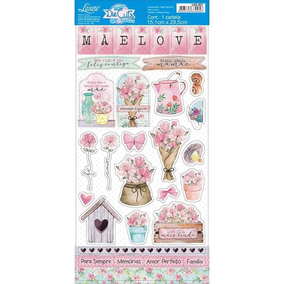 Imagem de Apliques Recortados Em Papel Die Cuts - Coleção Carinho - LDC-037