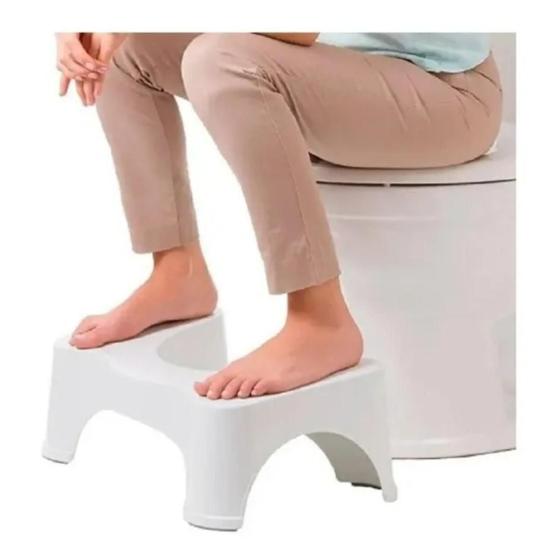 Apoio Banco Banquinho De Cócoras Para Vaso Sanitário Menor preço em Apoio Banco Banquinho De Cócoras Para Vaso Sanitário