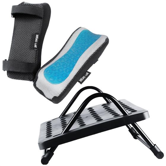 Imagem de Apoio Braço Cadeira Escritório Antebraço Pé Ergonômico Setup