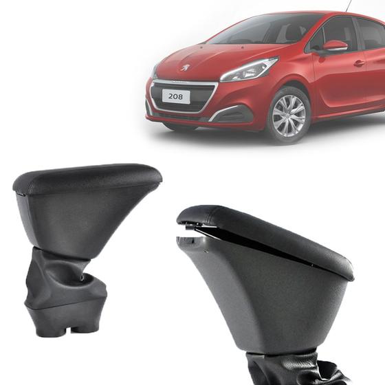 Imagem de Apoio de Braço Central Com Porta Objetos Peugeot 208 2013 14 15 16 17 18 19 20 21