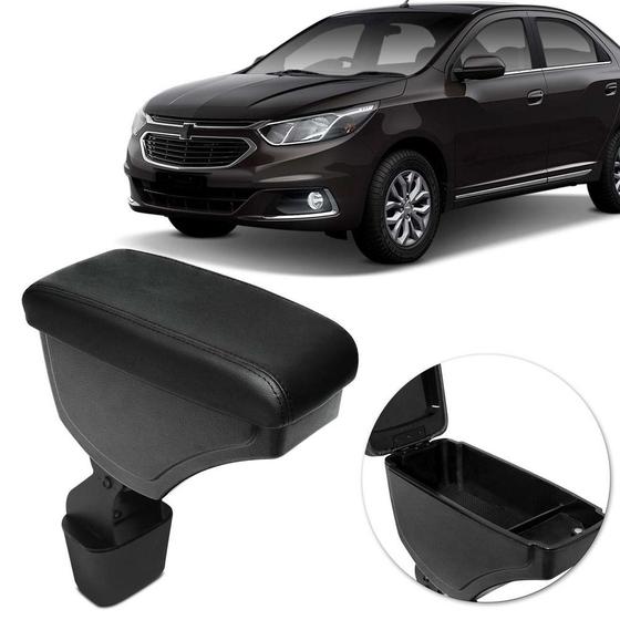Imagem de Apoio de Braço Cobalt 12/20 ONIX/ONIX PLUS 2020 2021 Ecologico Preto com Costura Preta