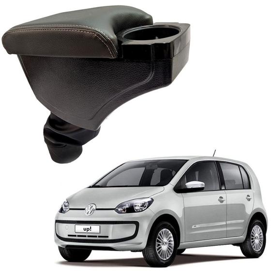 Imagem de Apoio de Braço com Porta Copos Volkswagen UP! 2014 a 2019 Grafite