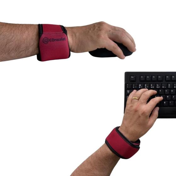 Imagem de Apoio De Pulso Para Teclado Mouse Pc Notebook Tablet Ergonômico Fé