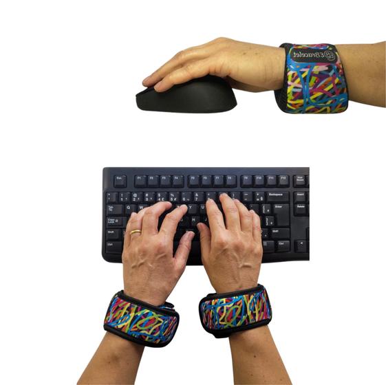 Imagem de Apoio de Punho Ergonômico para Notebook Mouse e Teclado