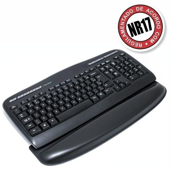 Imagem de Apoio de Teclado Sintético Erg.Preto com aba