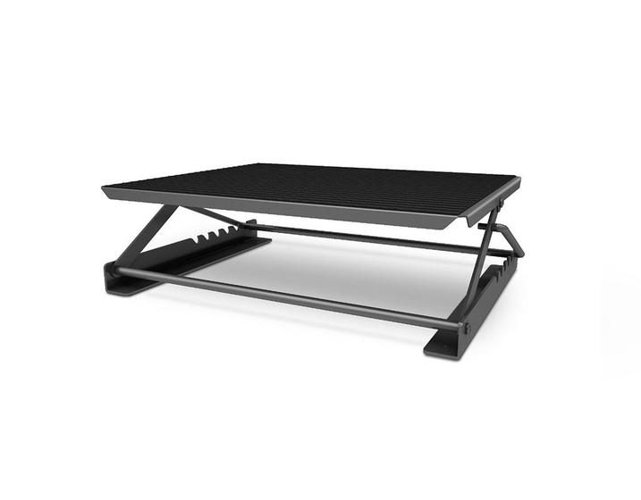 Imagem de Apoio Ergonômico Ajustável Para Pés Resolve 182 Preto 5 alturas Antiderrapante
