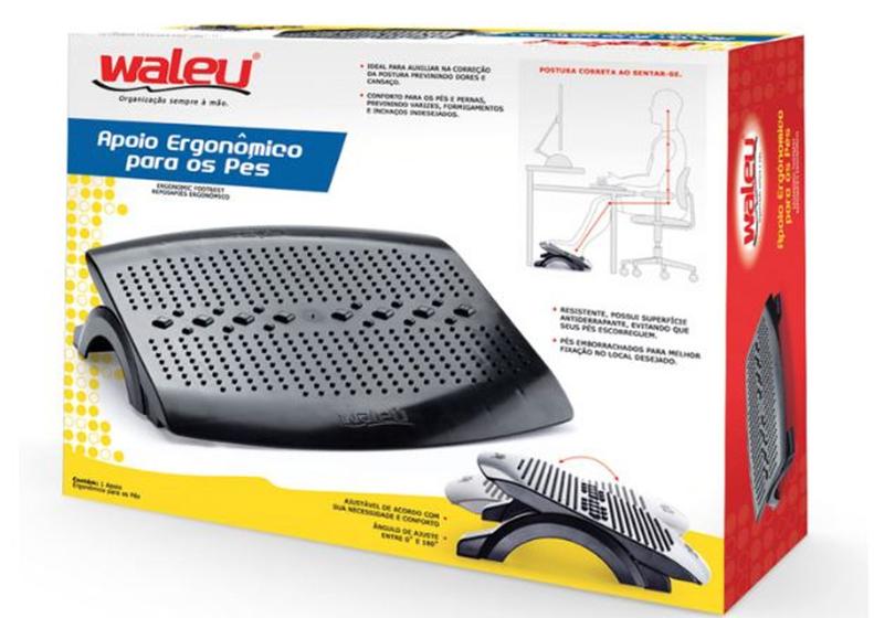 Apoio Ergonômico Para os Pés Waleu Menor preço em Apoio Ergonômico Para os Pés Waleu