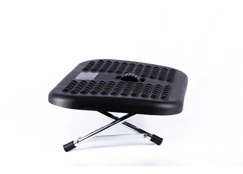 Imagem de Apoio Ergonômico Para  Pés Com Roldana Central Ajustável e Esferas Massageadoras Resolve
