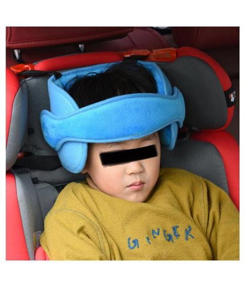 Imagem de Apoio Suporte Cabeça Proteção Criança Infantil para Veiculo Carro KAKIBLIN Azul