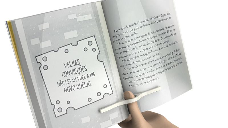 Imagem de Apoio Suporte Segurar Livro Leitura Separador Páginas