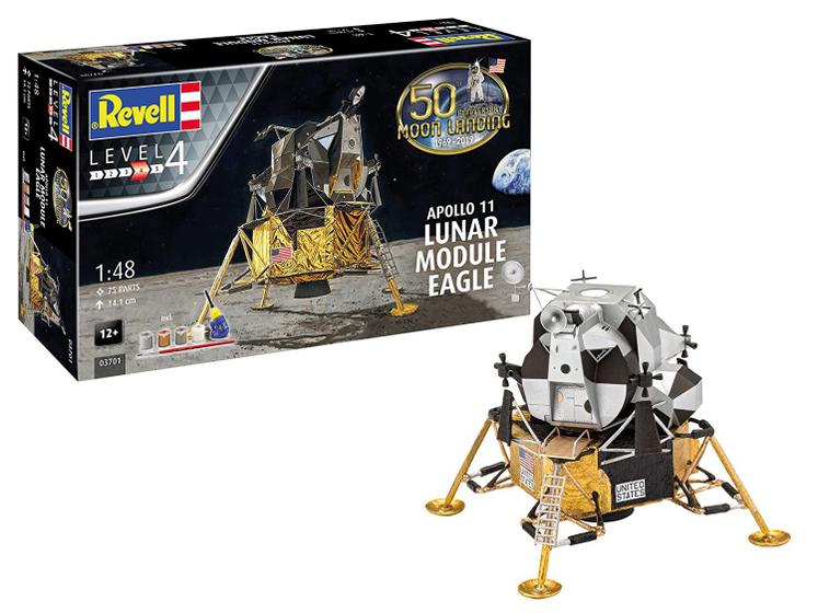 Imagem de Apollo 11 Modulo Lunar Eagle 1/48 Revell 3701