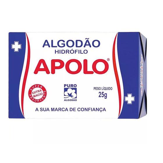 Imagem de Apolo Algodão Caixinha 25g