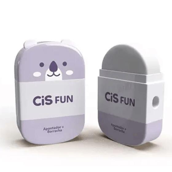 Imagem de Apontador c/ Depósito + Borracha Criatic Fun - Cis