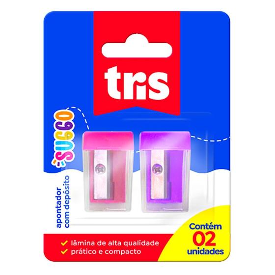 Imagem de Apontador Com Depósito Blister com 2 Unid - Tris