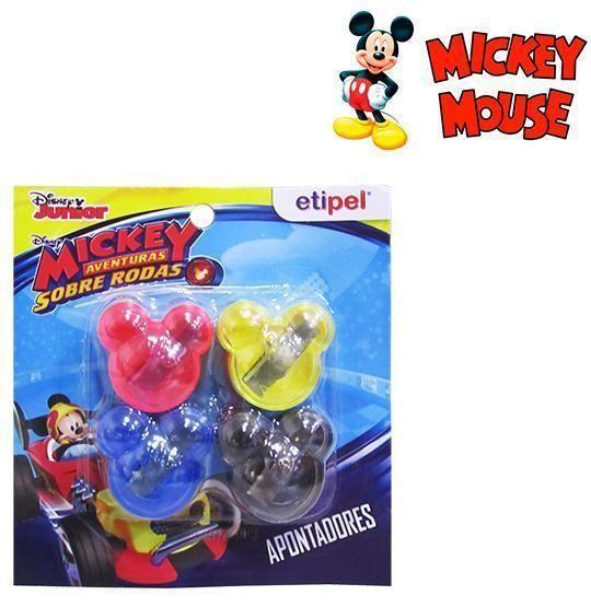 Imagem de Apontador Com Deposito Colors Mickey Com 4 Pecas Na Cartela