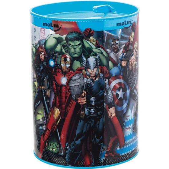 Imagem de Apontador com Depósito Decor THE Avengers 1 Furo Sortidos Pote com 36