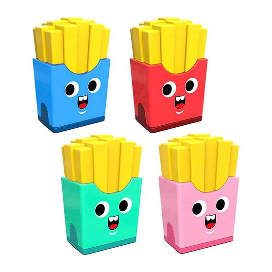 Imagem de Apontador Duplo + Borracha Batata Frita Unidade