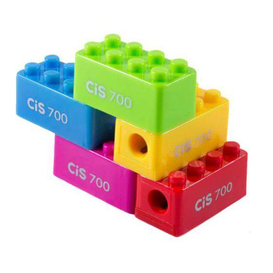 Imagem de Apontador Escolar com depósito Encaixe Cis Lego