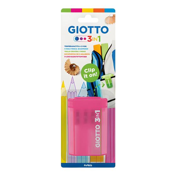 Imagem de Apontador Giotto 3 In 1 Cores Sortidas 