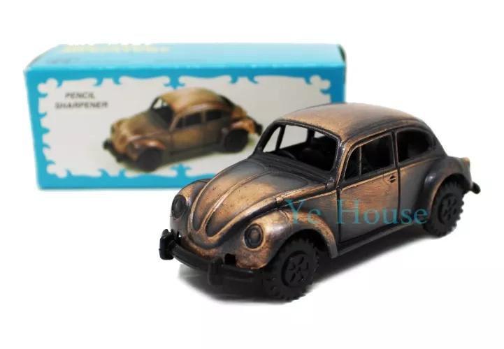 Imagem de Apontador Metal Bronze - Fusca Carro Coleção Papelaria Mesa