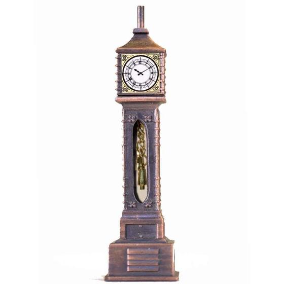 Imagem de Apontador Retrô Miniatura Relógio De Estação Envelhecido