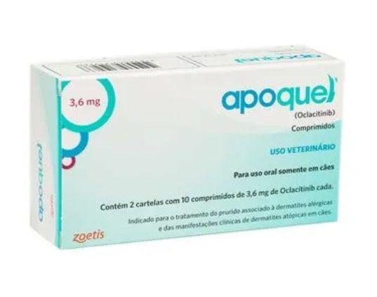 Imagem de Apoquel 3,6mg Dermatológico Zoetis 20cpr