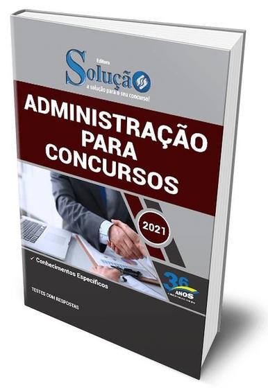 Imagem de Apostila Administração Para Concursos