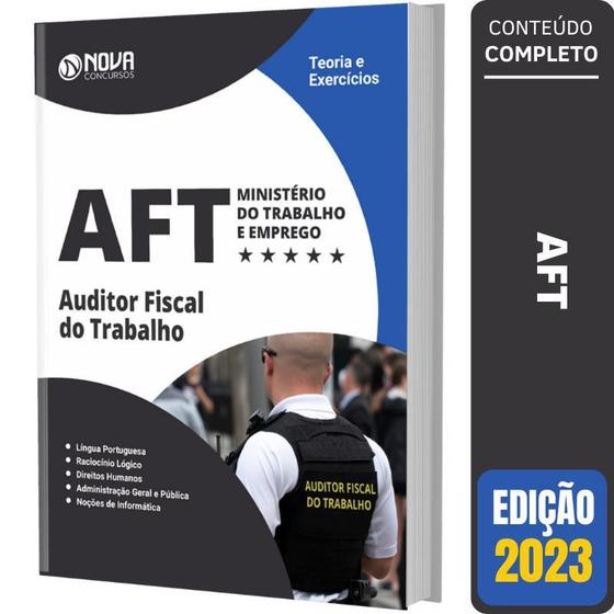 Imagem de Apostila Aft Ministério Do Trabalho 2023 Auditor Fiscal Do