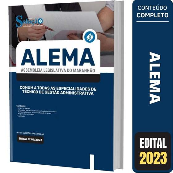 Imagem de Apostila ALEMA - Comum a Todas as Especialidades de Técnico de Gestão Administrativa