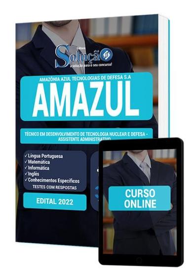 Imagem de Apostila AMAZUL - Técnico em Desenvolvimento de Tecnologia Nuclear e Defesa - Assistente Administrativo