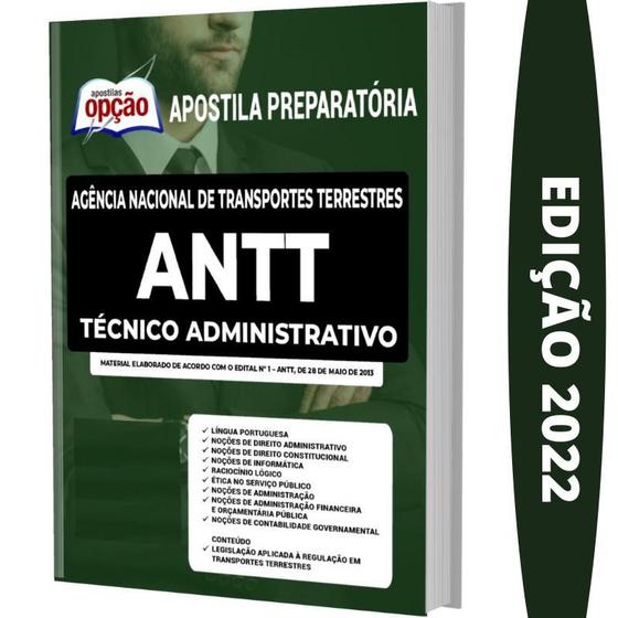 Imagem de Apostila Antt - Técnico Administrativo