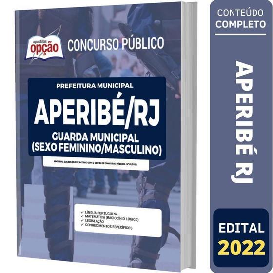 Imagem de Apostila Aperibé Rj - Guarda Municipal Masculino Feminino