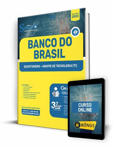 Imagem de Apostila Banco Do Brasil 2023 - Agente De Tecnologia (Ti)