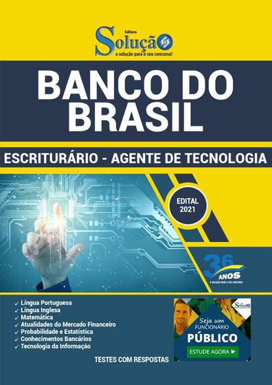 Imagem de Apostila Banco Do Brasil - Escriturário - Agente Tecnologia