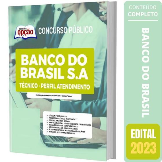 Imagem de Apostila Banco Do Brasil - Técnico - Perfil Atendimento