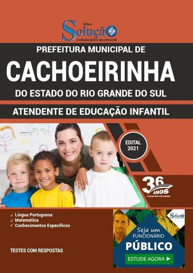 Imagem de Apostila Cachoeirinha Rs - Atendente De Educação Infantil