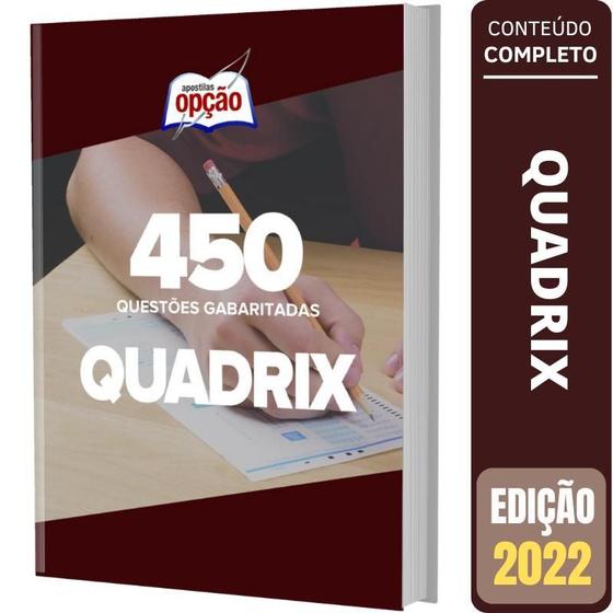 Imagem de Apostila Caderno De Tertes Quadrix