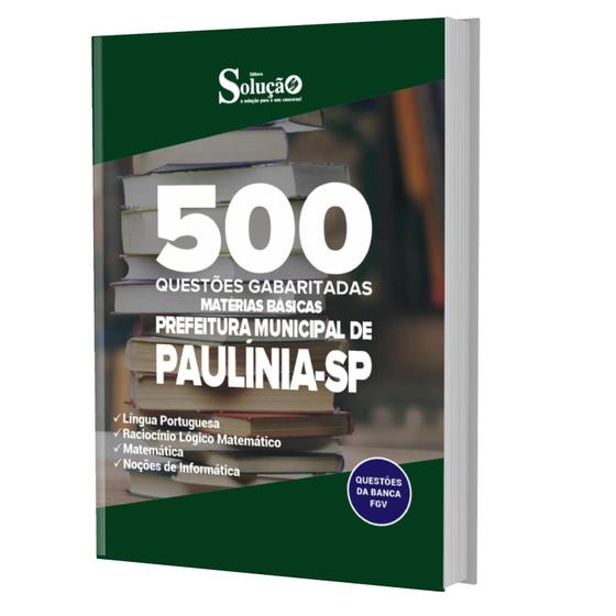 Imagem de Apostila Caderno De Testes Paulínia Sp