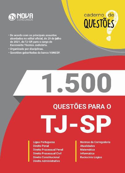 Imagem de Apostila Caderno Questões Gabaritadas - Tj-Sp