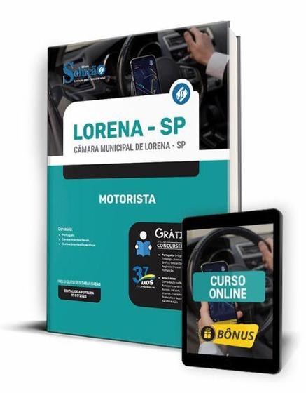 Imagem de Apostila Câmara de Lorena - SP - Motorista